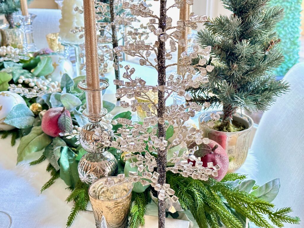 Christmas Winter Wonderland Tablescape Design