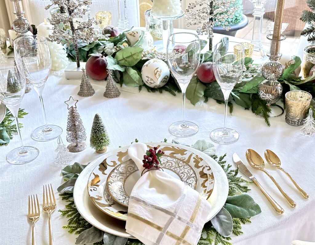 A Winter Wonderland Christmas Table Design