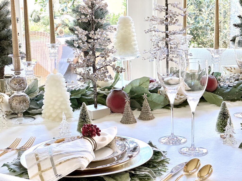 A Winter Wonderland Christmas Table Design