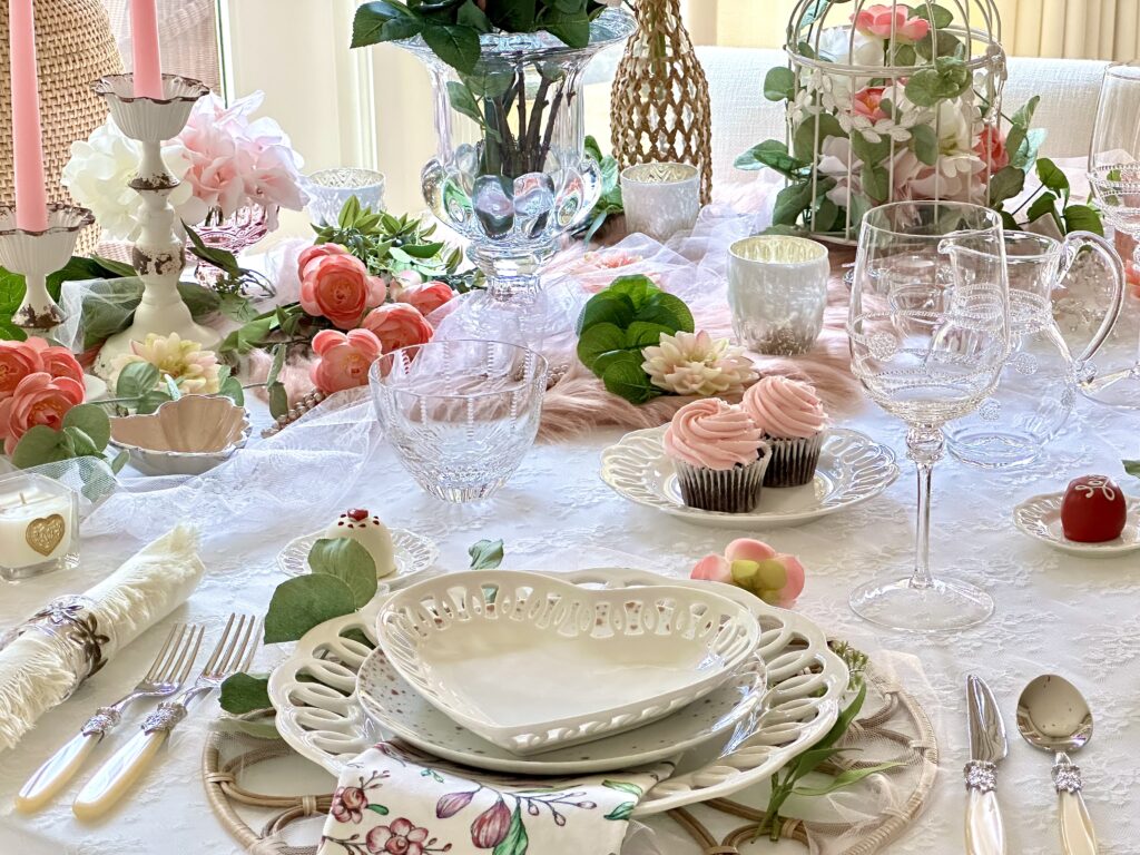 A Romantic Picnic Valentine's Day Table Design