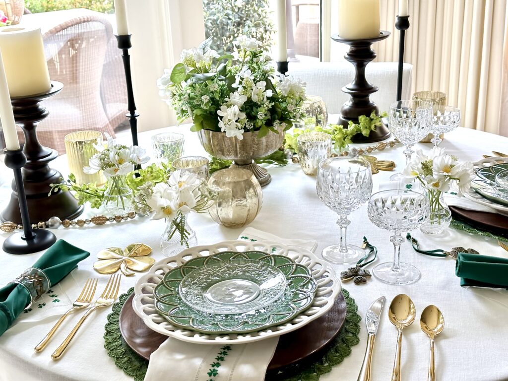 A Unique and Woodsy St. Patrick's Day Table