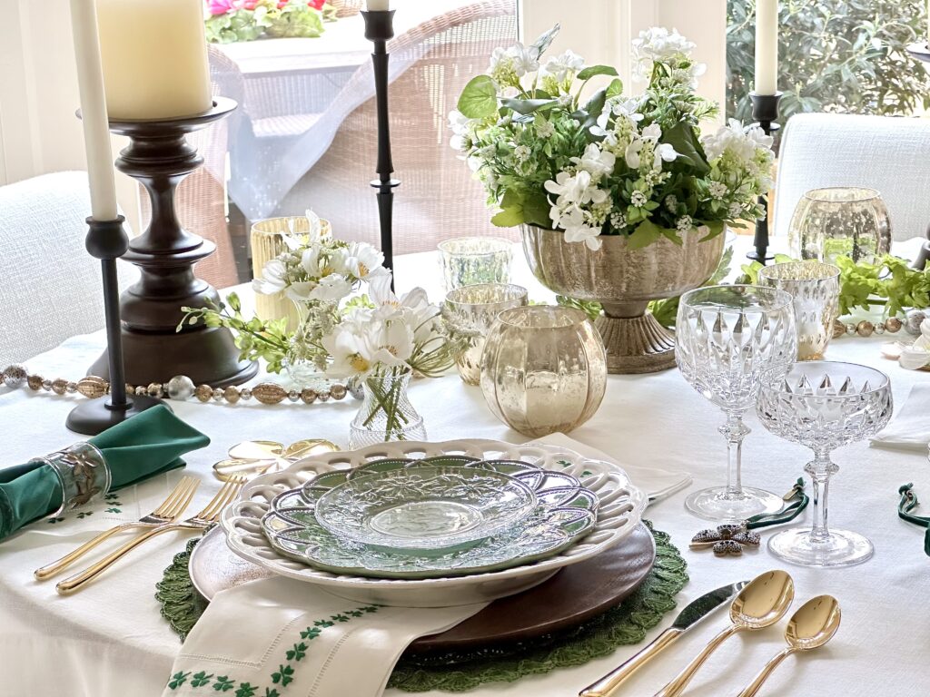 A Unique and Woodsy St. Patrick’s Day Table