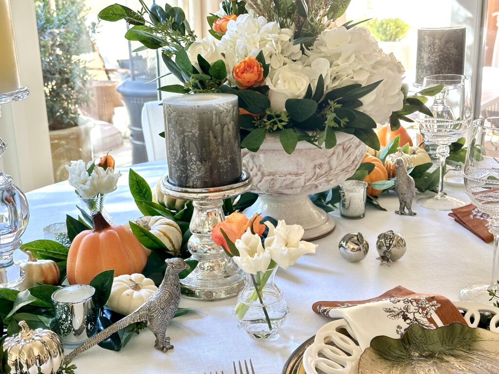 A Beautiful Garden Inspired Thanksgiving Day Table