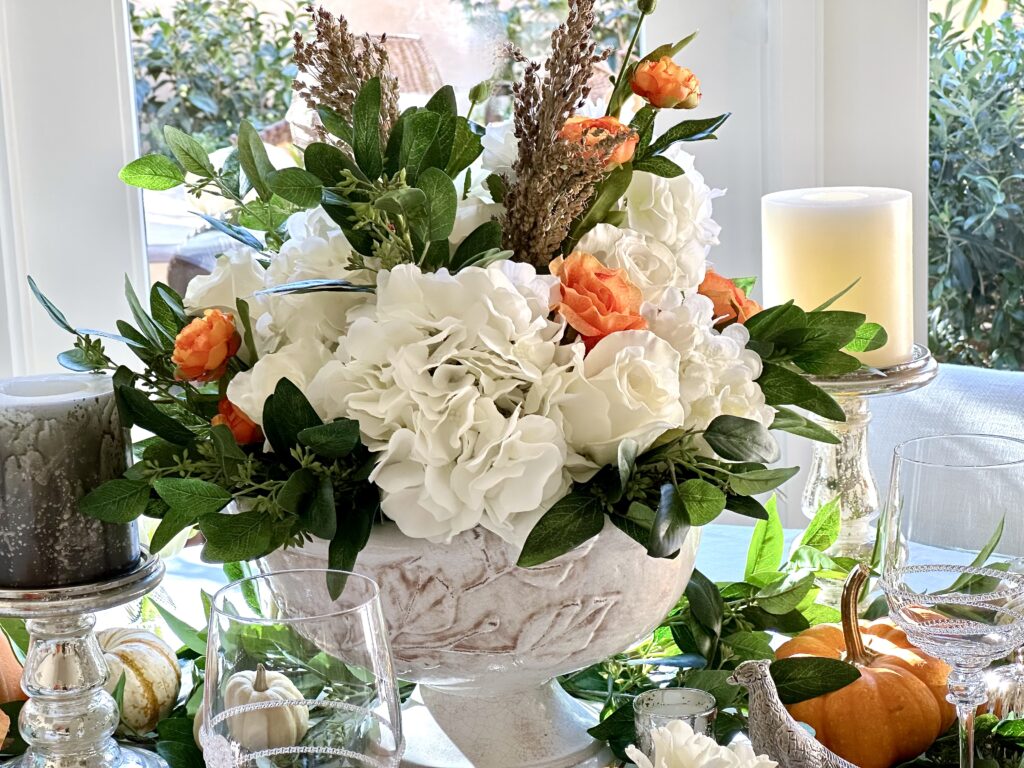 A Beautiful Garden Inspired Thanksgiving Day Table