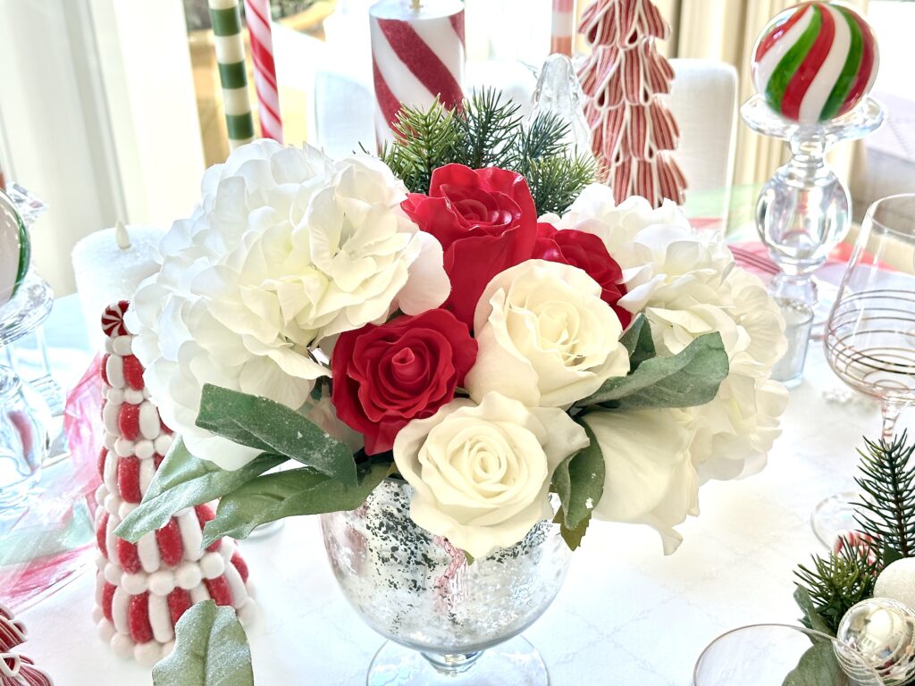 A Candy Cane Christmas Table Design