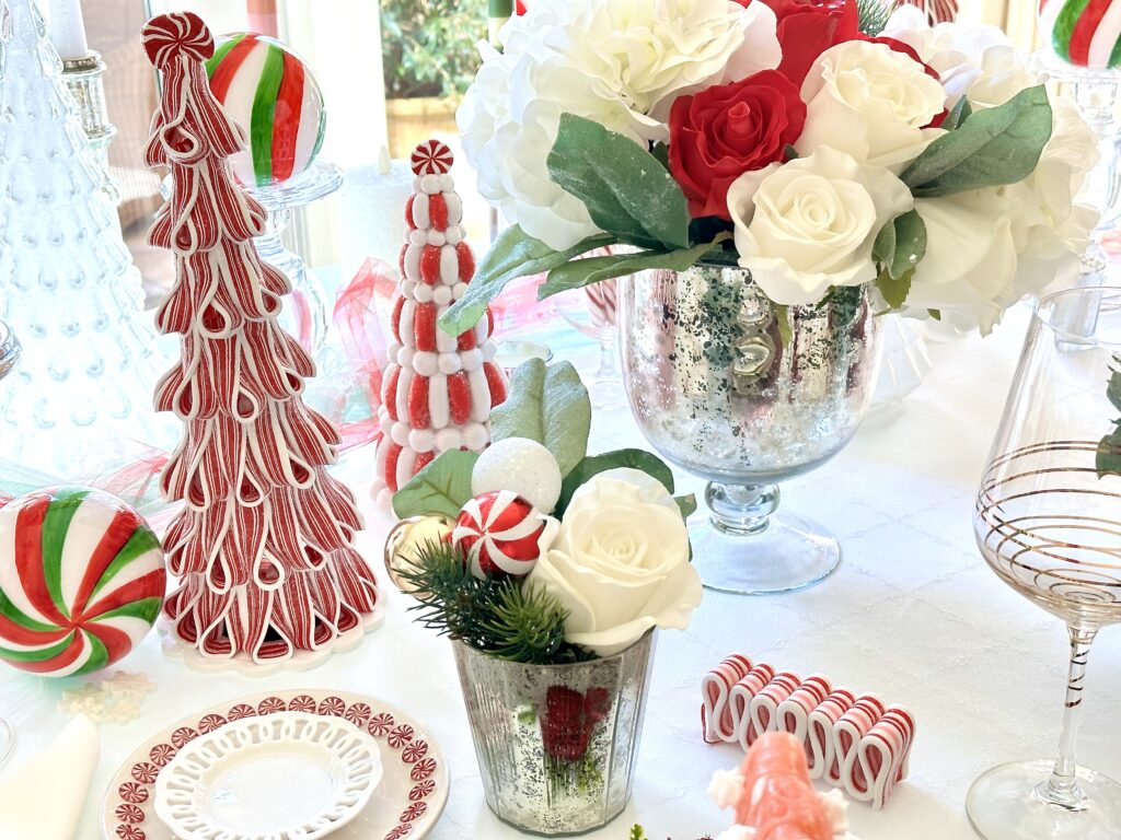 A Candy Cane Christmas Table Design