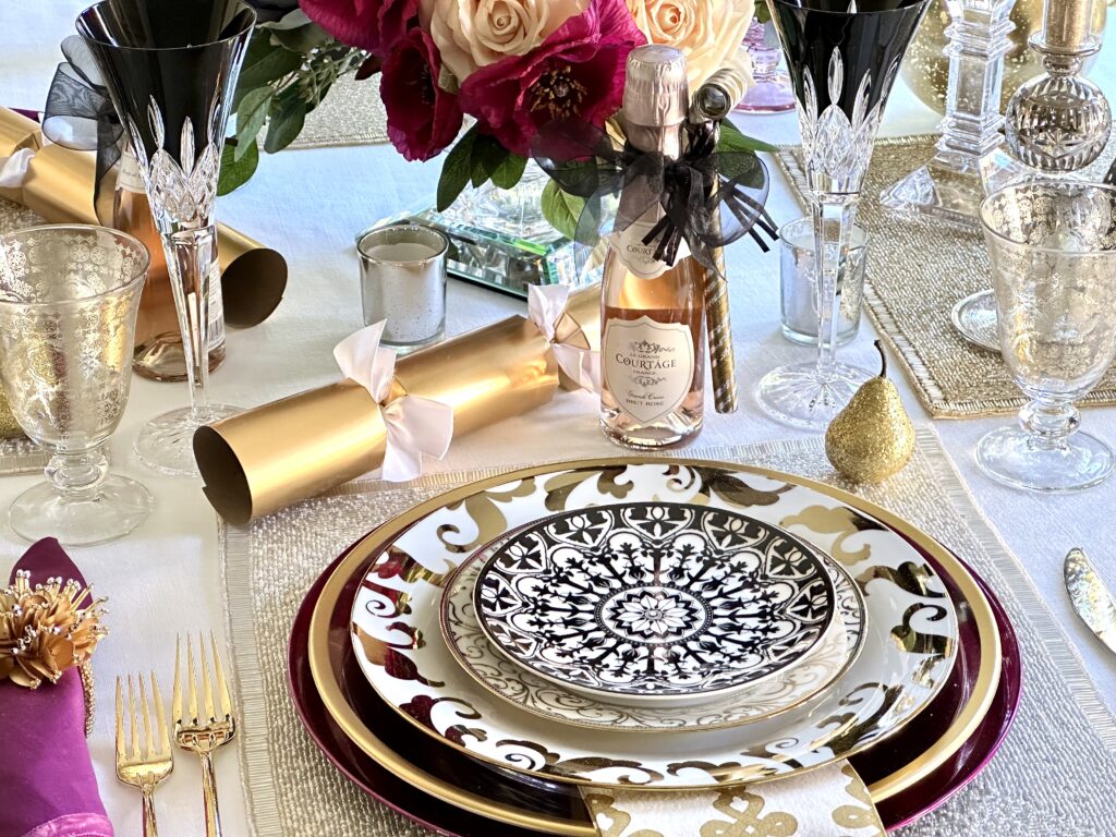 A Colorful New Year’s Eve Tablescape