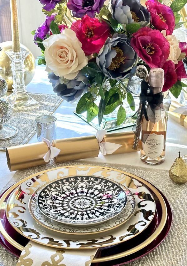 A Colorful New Year’s Eve Tablescape 