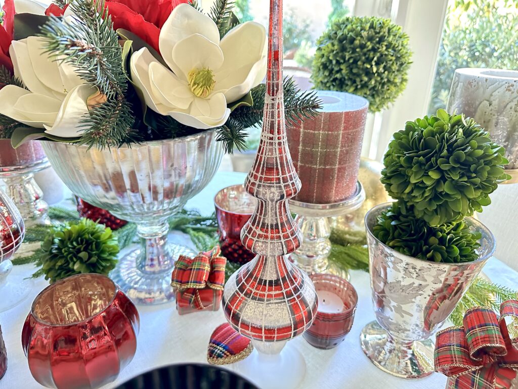 A Tartan Christmas Tablescape