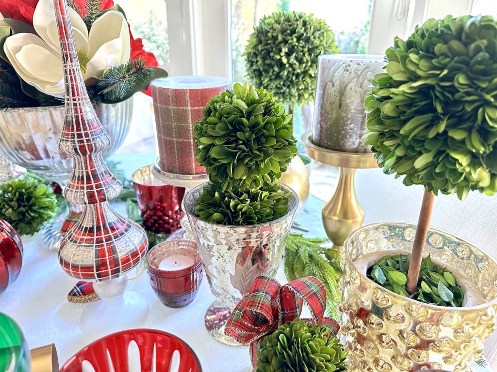 A Tartan Christmas Tablescape