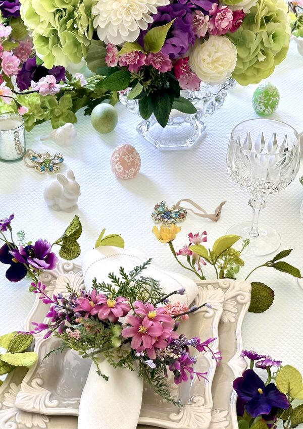 A Garden Inspired Easter Tablescape