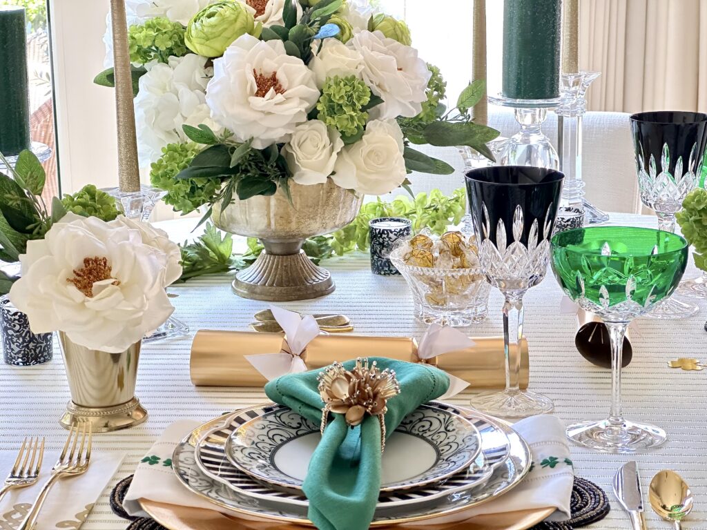 An Elegant St. Patrick's Day Tablescape