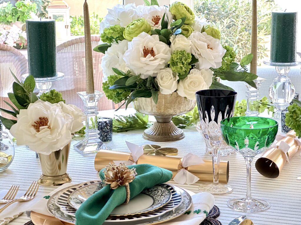 An Elegant St. Patrick's Day Tablescape