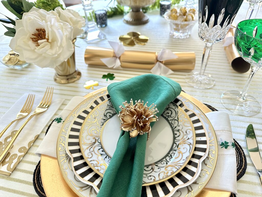 An Elegant St. Patrick's Day Tablescape