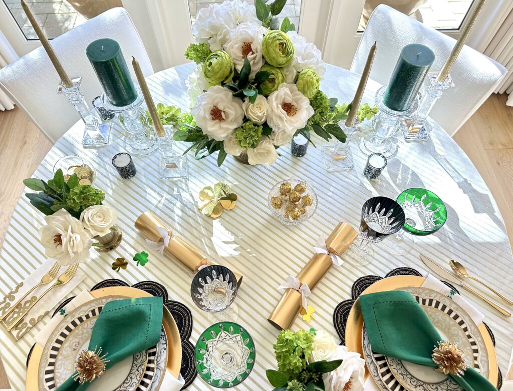 An Elegant St. Patrick's Day Tablescape