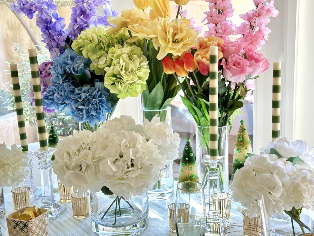 Rainbow St. Patrick's Day Tablescape