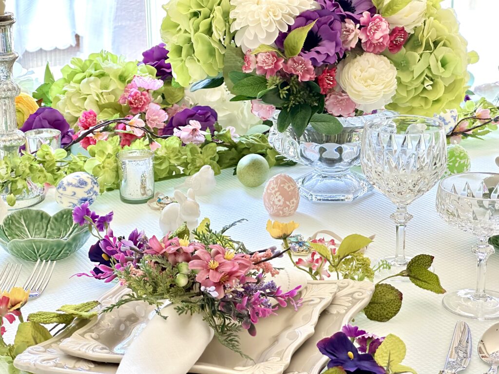 A Garden Inspired Easter Tablescape