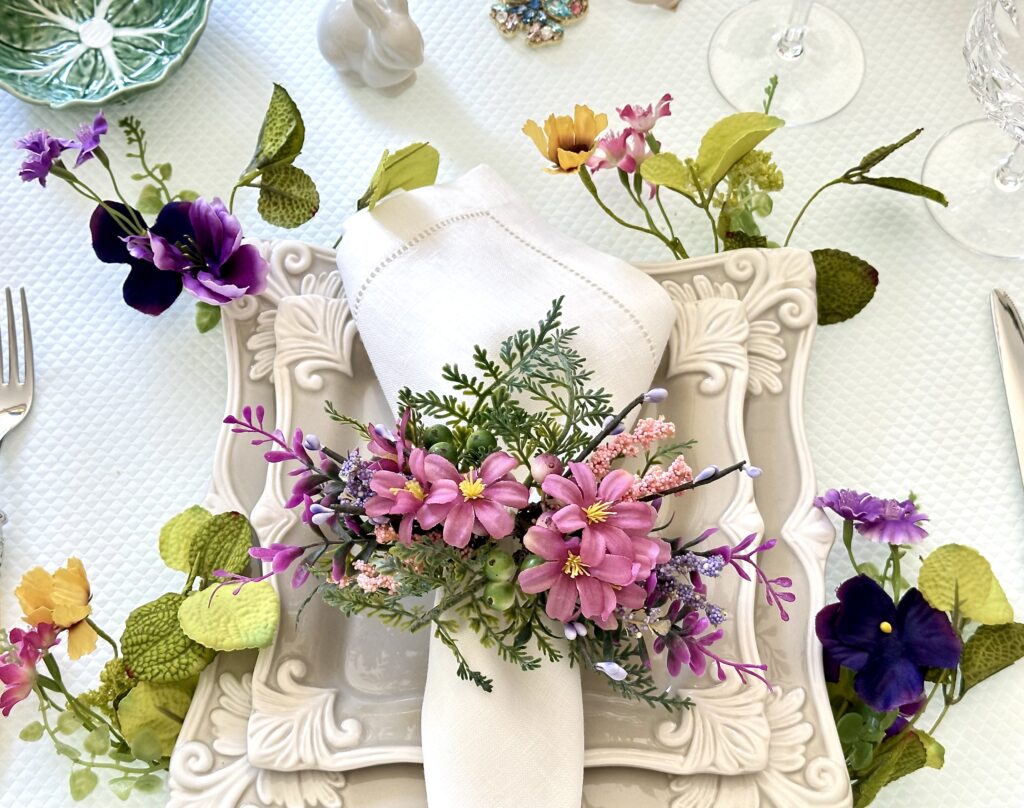 A Garden Inspired Easter Tablescape