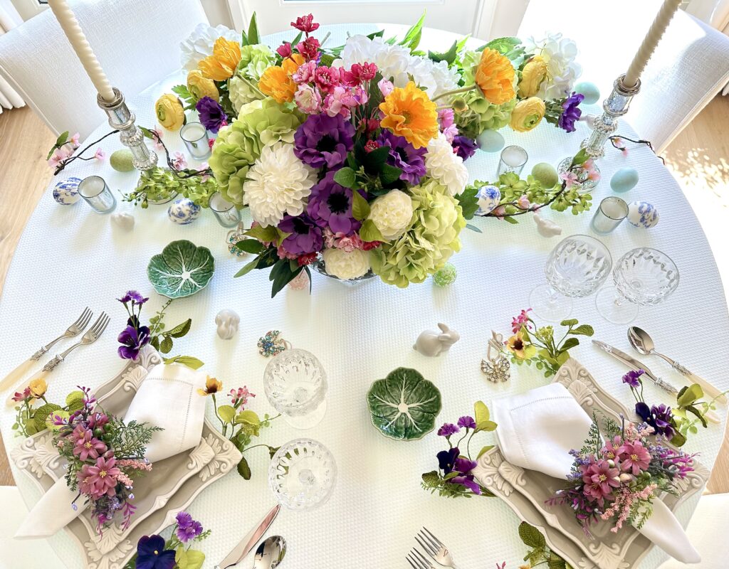 A Garden Inspired Easter Tablescape