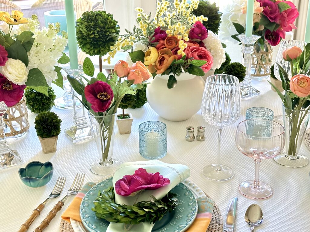 A Vibrant Spring Tablescape