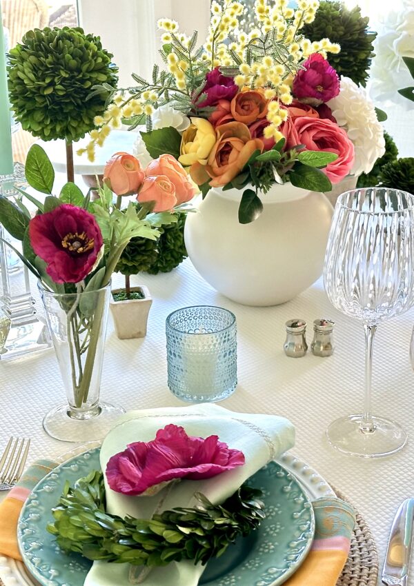 A Vibrant Spring Tablescape