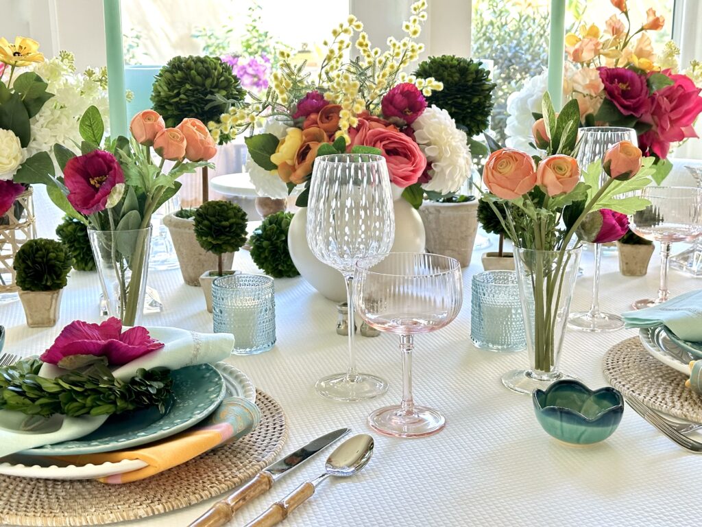 A Vibrant Spring Tablescape