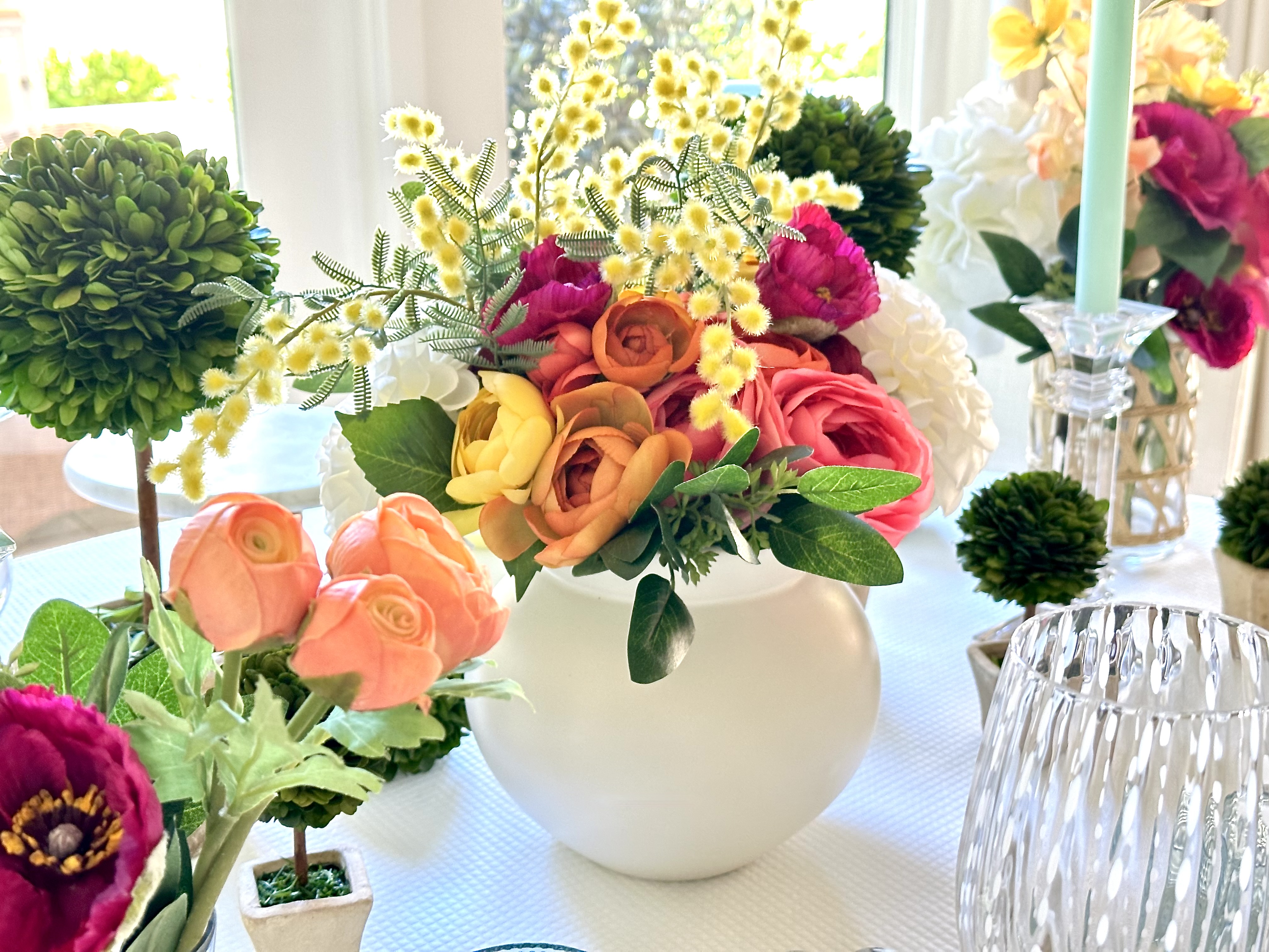 A Vibrant Spring Tablescape