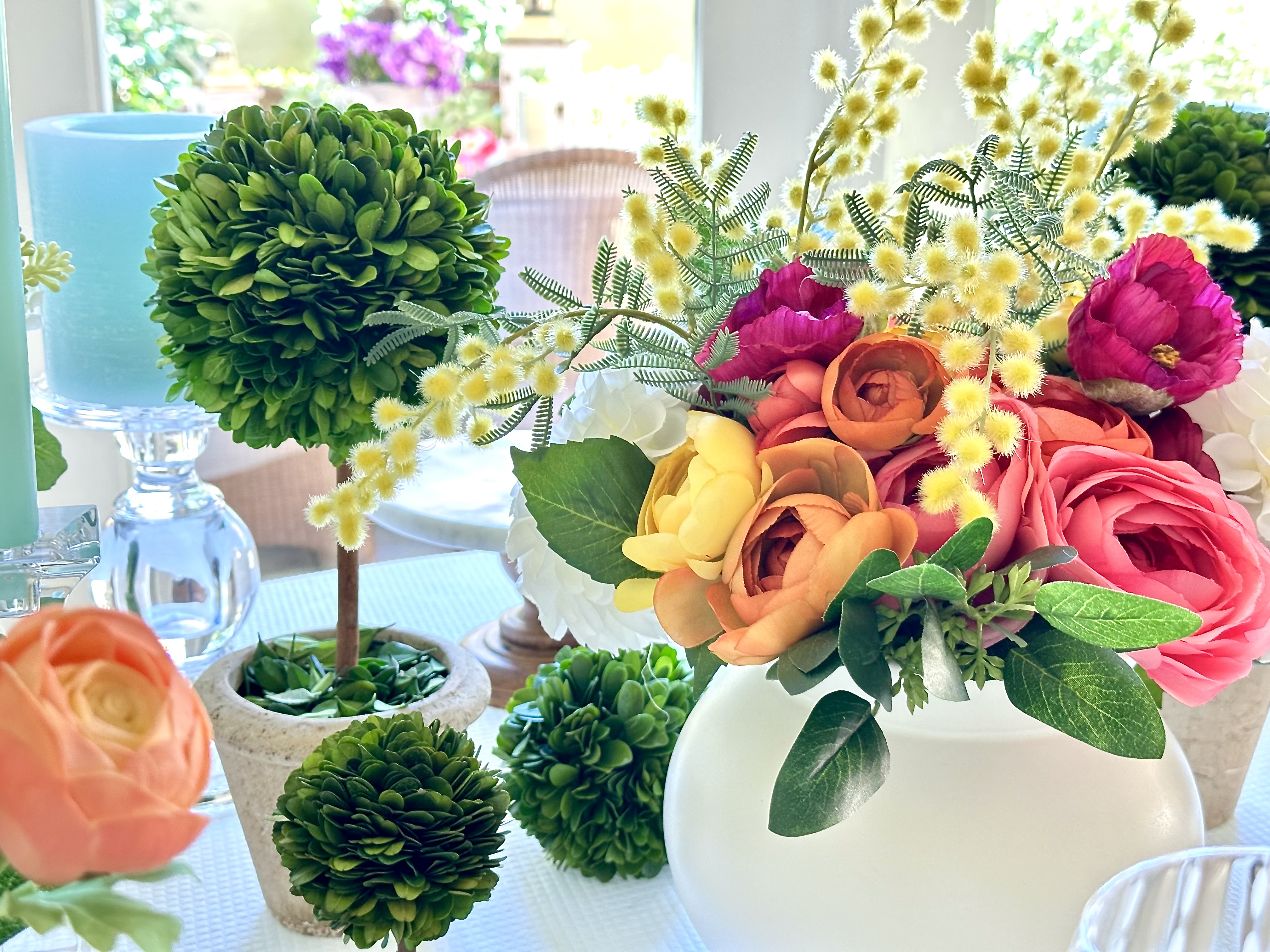 A Vibrant Spring Tablescape