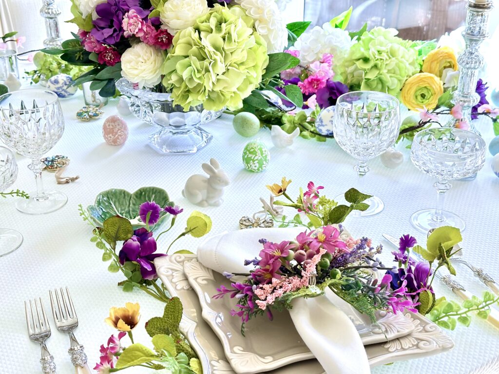 A Garden Inspired Easter Tablescape