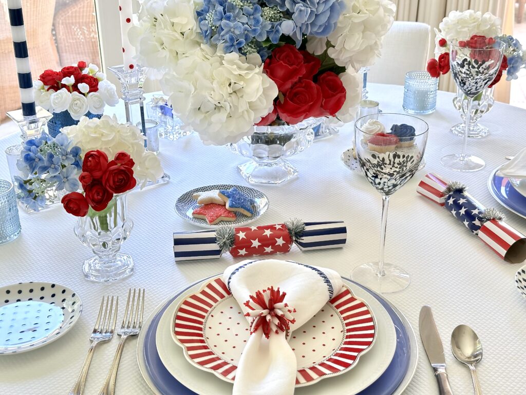 An Elevated Fourth of July Tablescape