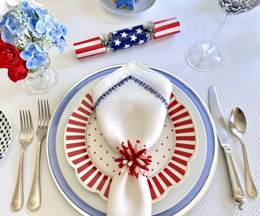 An Elevated Fourth of July Tablescape